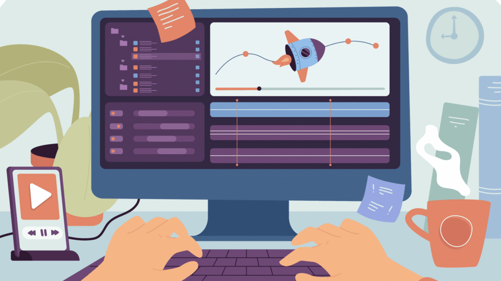 アニメ化作業イメージ