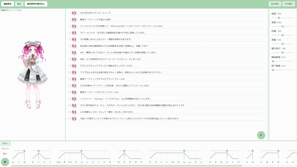 VoiceVox利用イメージ