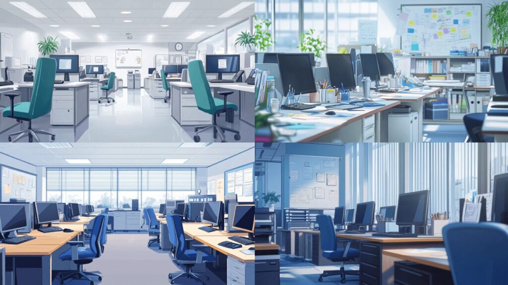 事務所の背景案